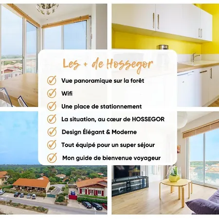 * Hossegor * 100m * Vue Sur Les Pins *surf Apartment Soorts-Hossegor